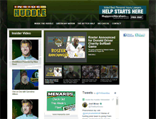 Tablet Screenshot of insidethehuddle.tv